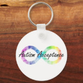 Autism Acceptation sleutelhanger (Voorkant)