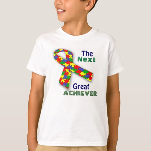 Autism Achiever Tagless ComfortSoft® T-Shirt (Voorkant)