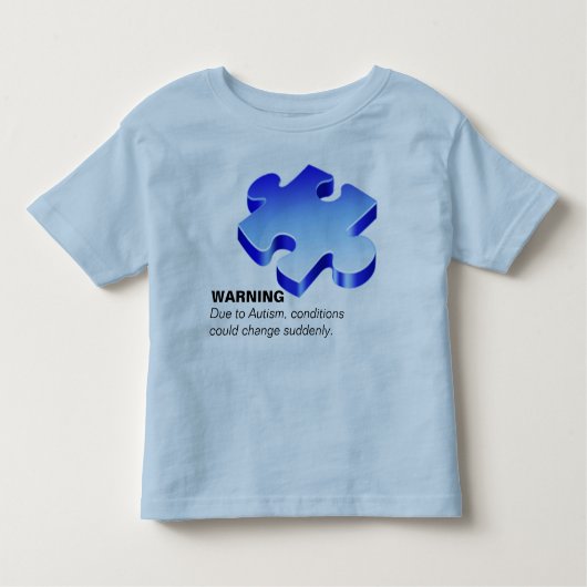 Autism Alert T-Shirt (Voorkant)