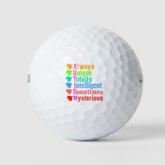 AUTISM Altijd uniek en intelligent Golfballen
