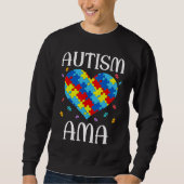 Autism Ama Matching Family Heart Autism Awareness  Trui (Voorkant)