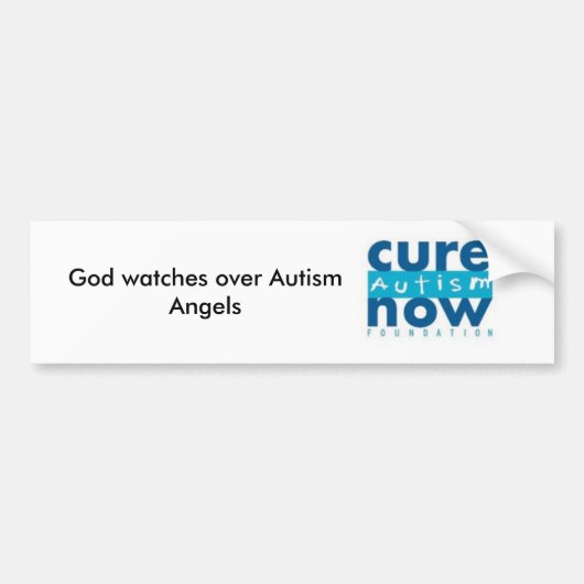 Autism Angels Bumpersticker (Voorkant)