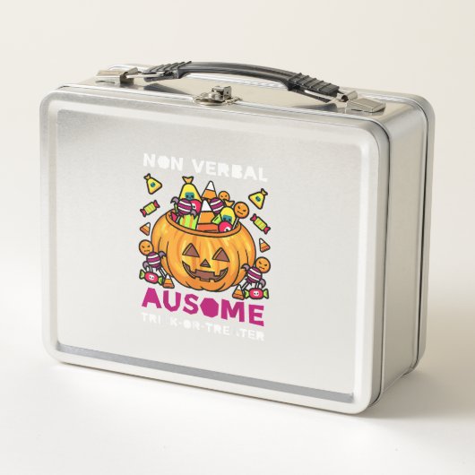 Autism ASD Awareness Halloween Non-Verbal Trick of (Voorkant)