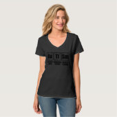 Autism Au Ti Sm Periodieke Lijst van Elementen Wet T-shirt (Voorkant volledig)
