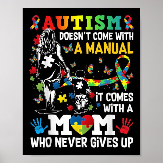 Autism Awareness 2024 komt niet met een handmatige Poster (Voorkant)