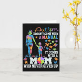 Autism Awareness 2025 heeft geen handleiding Kaart (Gele Bloem)