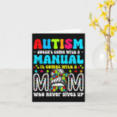 Autism Awareness 2025 heeft geen handleiding Kaart (Gele Bloem)