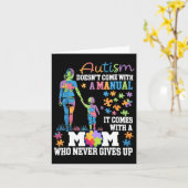 Autism Awareness 2025 heeft geen handleiding Kaart (Gele Bloem)