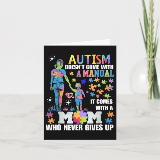 Autism Awareness 2025 heeft geen handleiding Kaart (Voorkant)