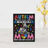Autism Awareness 2025 heeft geen handleiding Kaart (Gele Bloem)