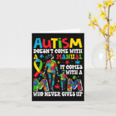 Autism Awareness 2025 heeft geen handleiding Kaart (Gele Bloem)