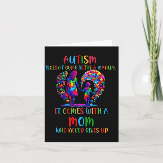 Autism Awareness 2025 heeft geen handleiding Kaart (Voorkant)