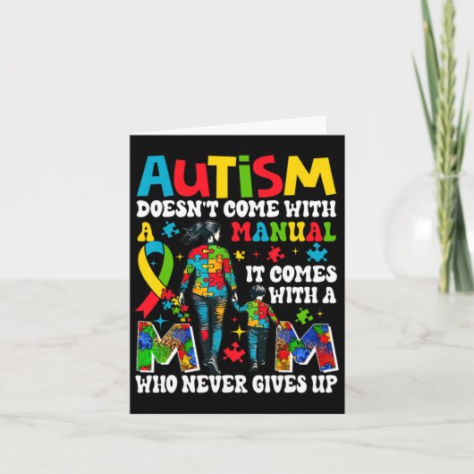 Autism Awareness 2025 heeft geen handleiding Kaart (Voorkant)