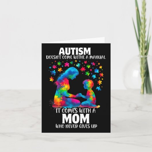 Autism Awareness 2025 heeft geen handleiding Kaart (Voorkant)