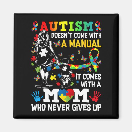 Autism Awareness 2025 heeft geen handleiding Magneet (Voorkant)