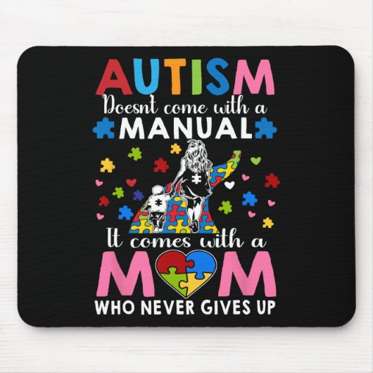 Autism Awareness 2025 heeft geen handleiding Muismat (Voorkant)