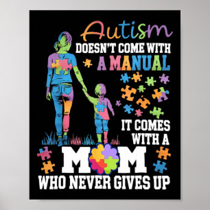 Autism Awareness 2025 heeft geen handleiding Poster