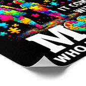 Autism Awareness 2025 heeft geen handleiding Poster (Hoek)
