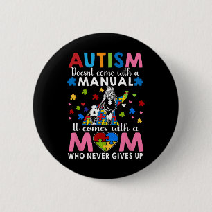 Autism Awareness 2025 heeft geen handleiding Ronde Button 5,7 Cm