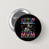 Autism Awareness 2025 heeft geen handleiding Ronde Button 5,7 Cm (Voorkant /achterkant)