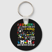 Autism Awareness 2025 heeft geen handleiding Sleutelhanger (Voorkant)