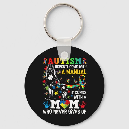 Autism Awareness 2025 heeft geen handleiding Sleutelhanger (Voorkant)