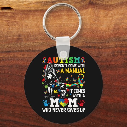 Autism Awareness 2025 heeft geen handleiding Sleutelhanger (Voorkant)