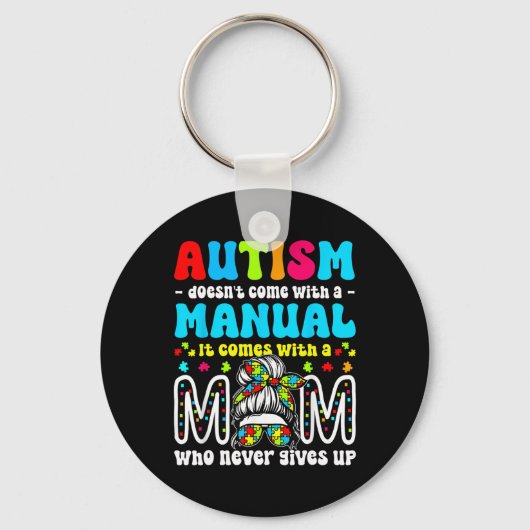 Autism Awareness 2025 heeft geen handleiding Sleutelhanger (Voorkant)