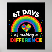 Autism Awareness 67 Days Of Making A Difference 6 Poster (Voorkant)