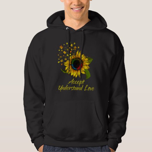 Autism Awareness Accept Understand Love Hoodie (Voorkant)