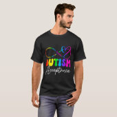 Autism Awareness Acceptance Infinity Symbol Advoca T-shirt (Voorkant volledig)
