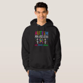 Autism Awareness Acceptance Love Support Educate K Hoodie (Voorkant volledig)