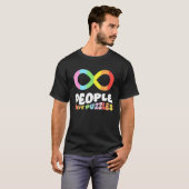 Autism Awareness Acceptance People Not Puzzles Wom T-shirt (Voorkant volledig)