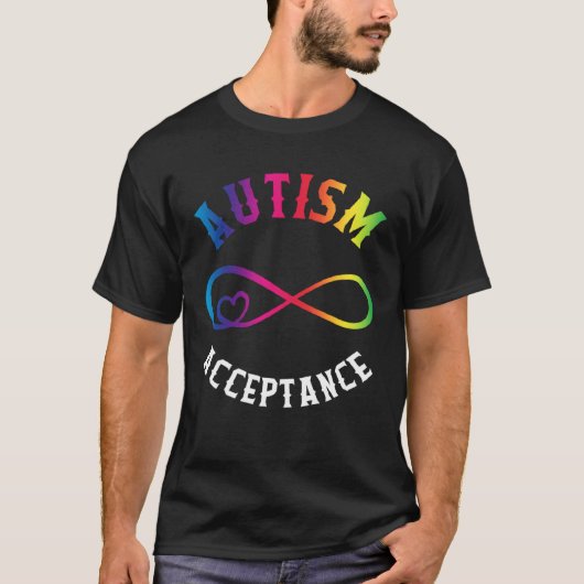 Autism Awareness Acceptance Red Instead Puzzle mom T-shirt (Voorkant)