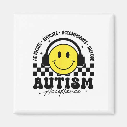 Autism Awareness Acceptance Special Education Teac Magneet (Voorkant)
