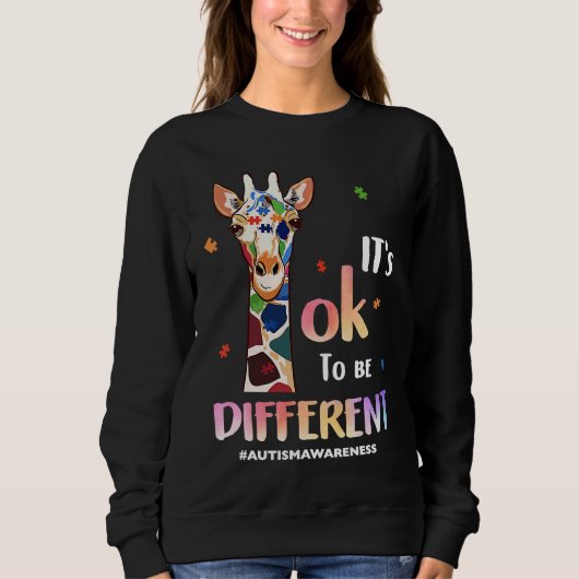Autism Awareness Acceptance Women Kid Its Ok To Be Trui (Voorkant)