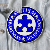 Autism Awareness Acceptatie Pin Ronde Button 6,0 Cm (In situ)