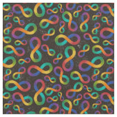 Autism Awareness Acceptation Infinity Rainbow Loop Stof (Close Up)