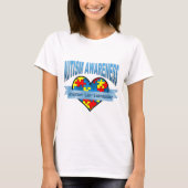 Autism Awareness Acceptation Love Understanding T-shirt (Voorkant)