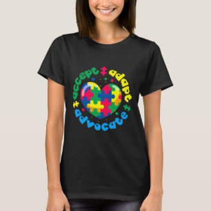 Autism Awareness Accepteren Advocate aanpassen T-shirt