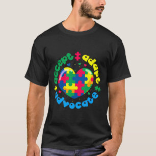 Autism Awareness Accepteren Advocate aanpassen T-shirt