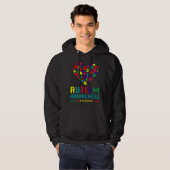 Autism Awareness Accepteren Begrip van Love Autism Hoodie (Voorkant volledig)