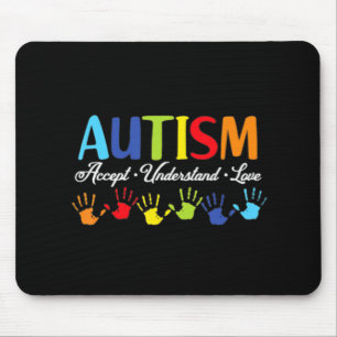 Autism Awareness Accepteren Begrip van Love Autism Muismat