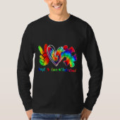 Autism Awareness Accepteren T-shirt (Voorkant)