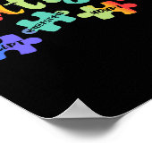 Autism Awareness Accepteren Understanding Love Asb Poster (Hoek)