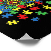 Autism Awareness Accepteren Understanding Love Asb Poster (Hoek)