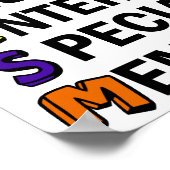 Autism Awareness Acrostic Cute Rainbow Word Poem Poster (Hoek)