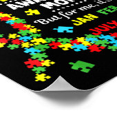 Autism Awareness - April is National Autism Awaren Poster (Hoek)