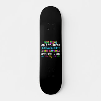 Autism Awareness - ASD Motivational Autism Warrior Persoonlijk Skateboard