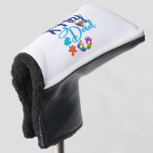 Autism Awareness Autism Dad Hey Dad Golfheadcover (3/4 voorkant)